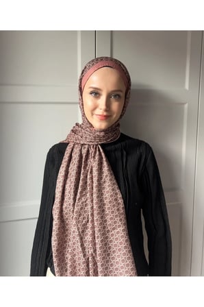 Circle MK Desen Pamuklu Şal