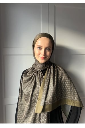 Circle MK Desen Pamuklu Şal