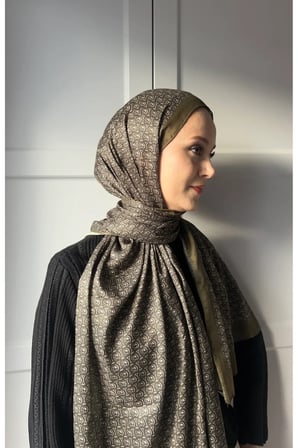 Circle MK Desen Pamuklu Şal