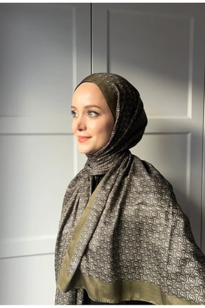 Circle MK Desen Pamuklu Şal