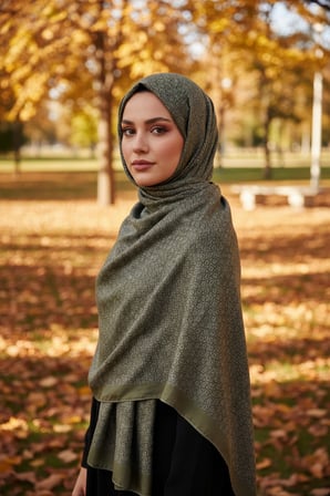 Circle MK Desen Pamuklu Şal