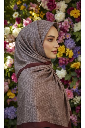 Circle MK Desen Pamuklu Şal