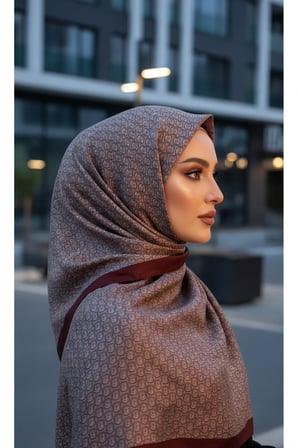 Circle MK Desen Pamuklu Şal