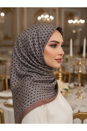 Circle MK Desen Pamuklu Şal