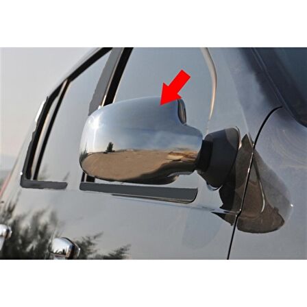 Markadan Dacia Sandero Stepway Krom Ayna Kapağı 2012 Sonrası 2 Parça Abs Krom