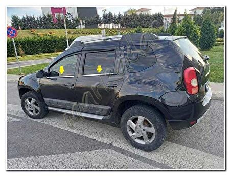 Markadan Dacia Duster Krom Cam Çıtası 2010-2017 4 Parça Paslanmaz Çelik