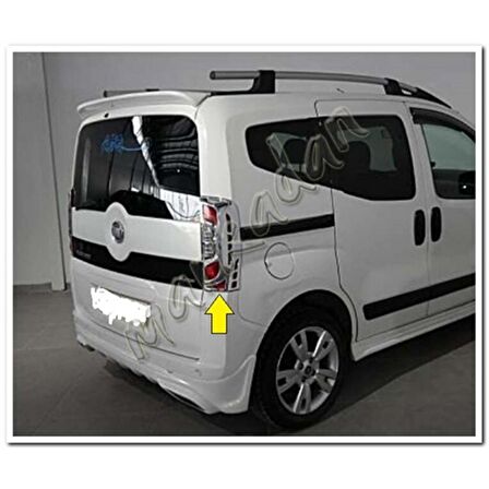 Markadan Fiat Fiorino Krom Stop Çerçevesi 2008 Sonrası 2 Parça Abs Krom