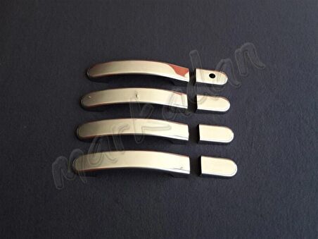 Markadan Ford Fiesta Krom Kapı Kolu 2002-2008 4 Kapı Paslanmaz Çelik