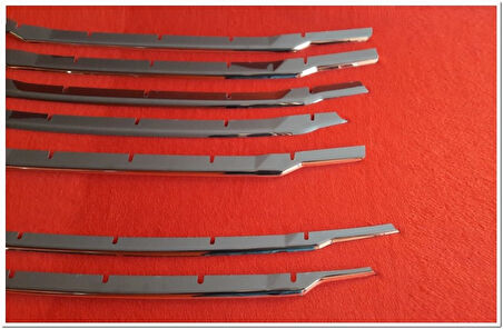 Markadan Ford Tourneo Courier Krom Ön Panjur 2018-2023 Set 7 Parça Paslanmaz Çelik