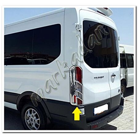 Markadan Ford Transit Krom Stop Çerçevesi 2014 Sonrası 2 Parça Abs Krom