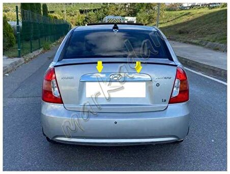 Markadan Hyundai Accent Era Krom Bagaj Çıtası 2005-2011 Paslanmaz Çelik