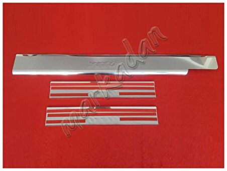 Markadan Mercedes Vito W638 Krom Kapı Eşiği 1996-2003 3 Parça Paslanmaz Çelik