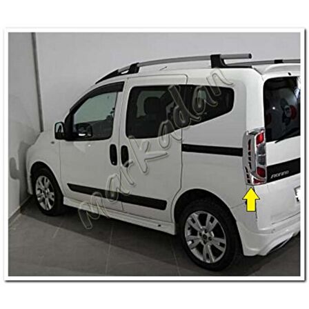 Markadan Peugeot Bipper Krom Stop Çerçevesi 2008 Sonrası 2 Parça Abs Krom