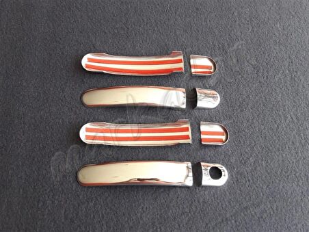Markadan Seat Altea Krom Kapı Kolu 2004-2009 4 Kapı Paslanmaz Çelik