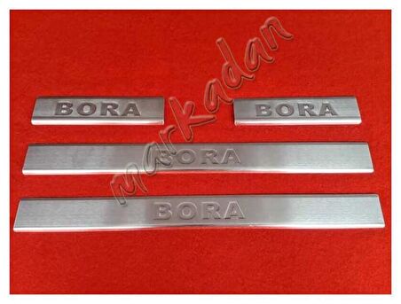 Markadan VW Bora Krom Kapı Eşiği 1998-2004 4 Parça Paslanmaz Çelik