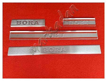 Markadan VW Bora Krom Kapı Eşiği 1998-2004 4 Parça Paslanmaz Çelik