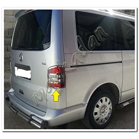 Markadan VW T5 Transporter Krom Stop Çerçevesi 2003-2014 2 Parça Paslanmaz Çelik