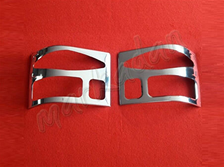 Markadan VW T4 Caravelle Krom Stop Çerçevesi 1995-2003 2 Parça Paslanmaz Çelik