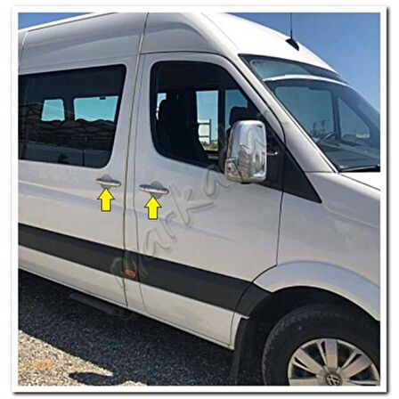 Markadan VW Crafter Krom Kapı Kolu 2006-2017 4 Kapı Paslanmaz Çelik