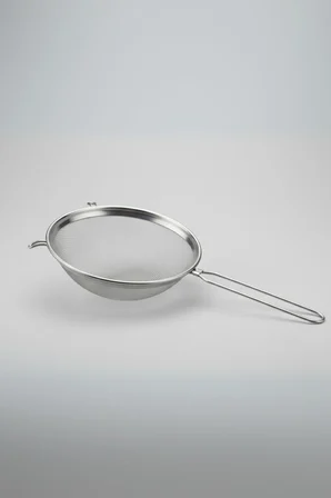 Paslanmaz Çelik Saplı Derin Süzgeç 28 cm Metalik Gri