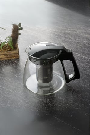Süzgeçli Cam Demlik 1100 ml
