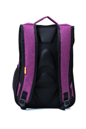 Çok Gözlü Ergonomik Sırt Çantası Su İtici Unisex Okul, Günlük ve Seyahat Çantası Mor