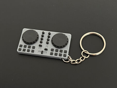 Fidget Dj-Kontrolör Anahtarlık 1 Adet - Çevre Dostu PLA