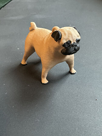 Pug Anahtarlık 1 Adet - Çevre Dostu PLA