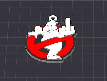 Alternatif Ghostbusters Anahtarlığı - Çevre Dostu PLA