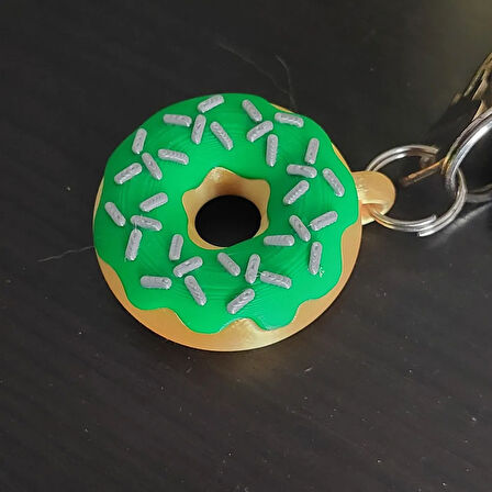 Donut Anahtarlık - Çevre Dostu PLA