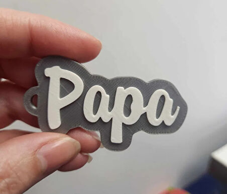 Papa Anahtarlığı - Çevre Dostu PLA