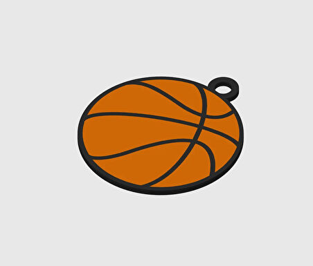 Basketbol Anahtarlık - Çevre Dostu PLA
