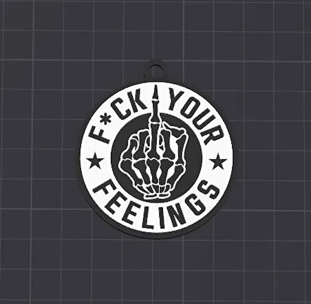 F-K Feelings Anahtarlığı - Çevre Dostu PLA