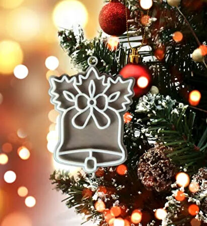 Jingle Bell Noel Süsleme 1 Adet - Çevre Dostu PLA