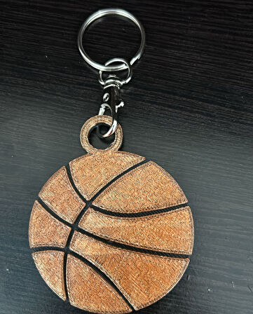 Basketbol Anahtarlık 1 Adet - Çevre Dostu PLA