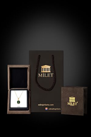 MİNELİ YONCA KOLYE