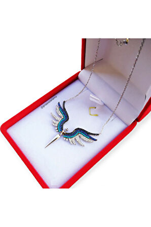 Modahilye 925 Ayar Gümüş Mikail Kılıcı Mix Kolye