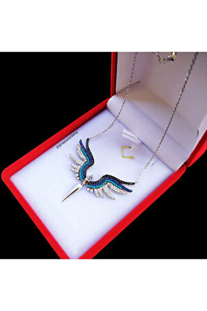 Modahilye 925 Ayar Gümüş Mikail Kılıcı Mix Kolye