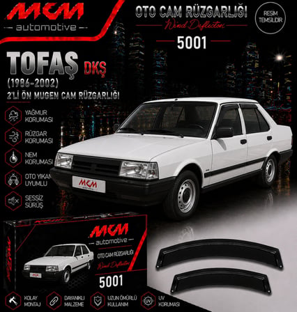 MKM TOFAŞ ÖN CAM RÜZGARLIĞI 1986 - 2002 FİTİL İÇTEN GECME MODEL