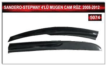 MKM SANDERO - STEPWAY 4'LÜ MUGEN CAM RÜZGARLIĞI 2008 - 2012