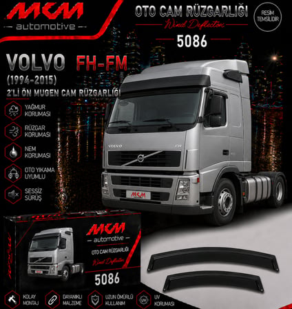 MKM Volvo Ön Mugen(2'li) Cam Rüzgarlık Seti