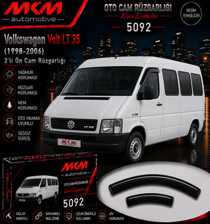 MKM Volkswagen Volt Lt 35 Ön Mugen Cam Rüzgarlık Seti