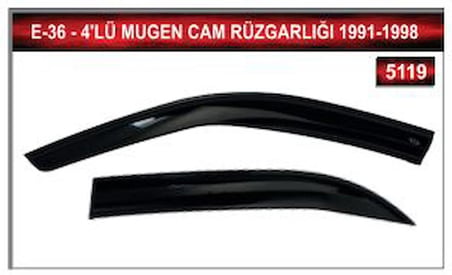 MKM E-36 4'LÜ MUGEN CAM RÜZGARLIĞI 1991 - 1998