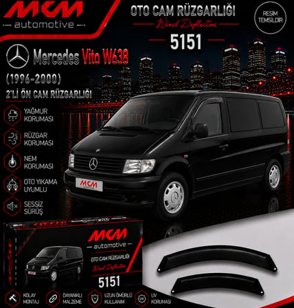 MKM VİTO W638 ÖN MUGEN CAM RÜZGARLIĞI 1996 - 2000