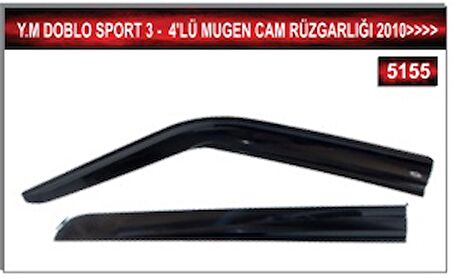 MKM Y.M DOBLO SPORT 3 - 4'LÜ MUGEN CAM RÜZGARLIĞI 2010 VE ÜZERİ