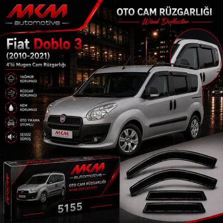 MKM Y.M DOBLO SPORT 3 - 4'LÜ MUGEN CAM RÜZGARLIĞI 2010 VE ÜZERİ