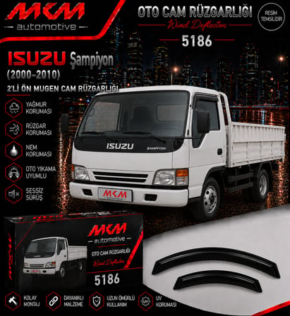 MKM Isuzu Champion Ön Mugen(2'li) Cam Rüzgarlık Seti