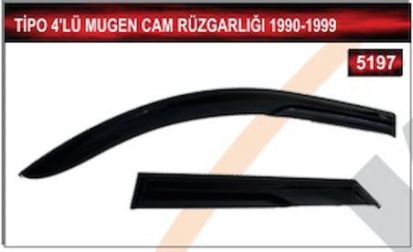 MKM TİPO 4'LÜ MUGEN CAM RÜZGARLIĞI 1990 - 1999
