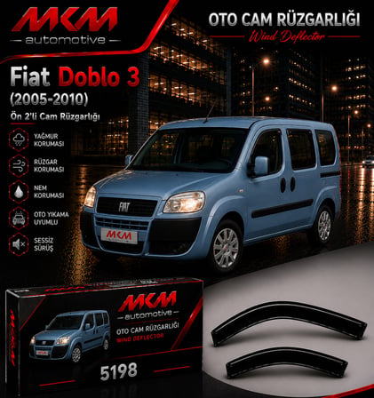 MKM Y.M DOBLO SPORT 3 ÖN MUGEN CAM RÜZGARLIĞI 2010 VE ÜZERİ