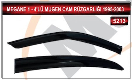 MKM MEGANE 1 4'LÜ MUGEN CAM RÜZGARLIĞI 1995-2003